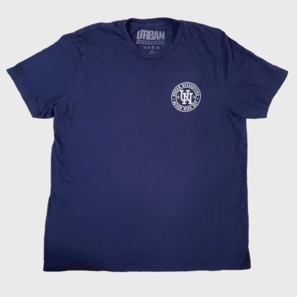 Urban Neccessities Men's Dark Blue Short Sleeve T-Shirt XL